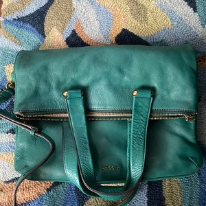 Fossil jade green crossbody bag